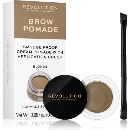 Revolution Brow Pomade pomada za obrve 2,5 g nijansa Blonde za žene Slike