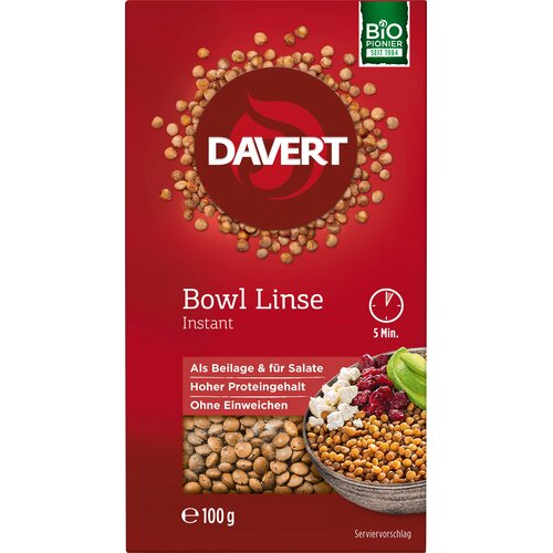 Davert Bio bowl s lećom - 100 g Cijene