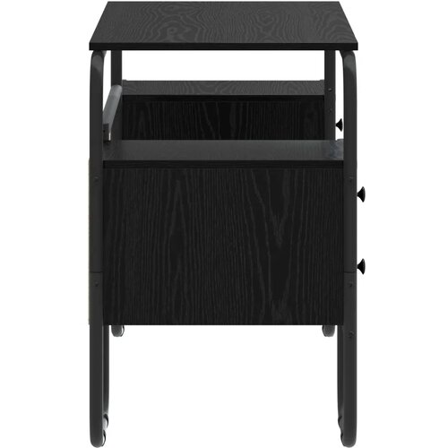  Stol s pohranom Crni hrast 145 x 50 x 75 cm - Crni hrast Slike