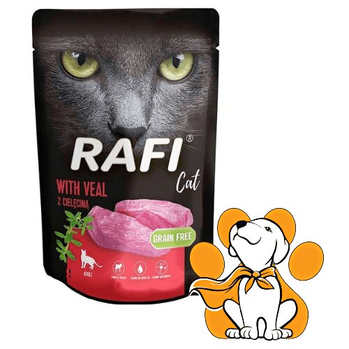 Rafi Cat Grain Free Veal 100g, Vlažna Hrana Sa Teletinom Za Ukusan Obrok Cene