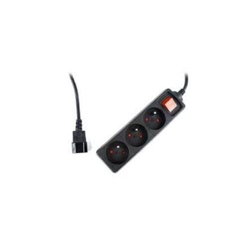Razvodnik napajanja, C14 male to 3X schuko, GEMBIRD EG-PSU3-01 Slike