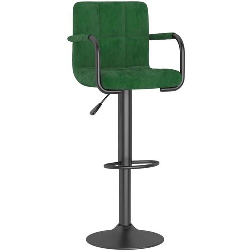  Barski stolček temno zelen žamet, (20968168) Slike