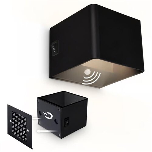 BRILONER 3879015 - led punjiva zidna lampa sa senzorom borra LED/1,5W/5V 3600 mah crna Cene