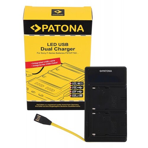 Patona Dual LED USB punjač za Sony NP-FM50 NP-F550 NP-F750 NP-F970 Cijene