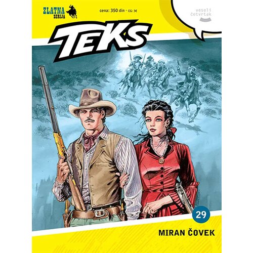 Veseli četvrtak Grupa autora - Zlatna serija 29 - Teks: Miran čovek (korica A) Slike
