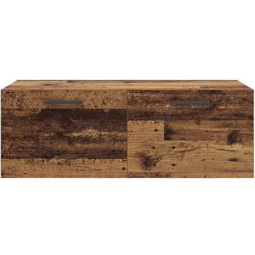 VidaXL Ormar za Zid Staro drvo 100 x 36.5 x 35 cm Konstruirano drvo Slike