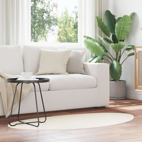  Tepisi Krem Juta 160 x 230 cm Dekorativni umetci Akcentni tepih Slike