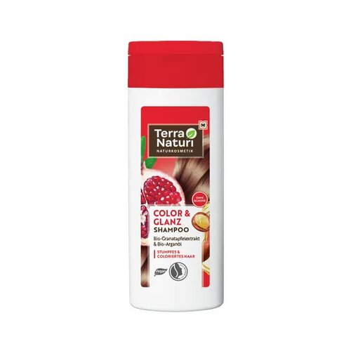 Terra Naturi &amp;Scaron;ampon COLOR &amp;amp; SHINE bio izvleček granatnega jabolka in bio arganovo olje Slike