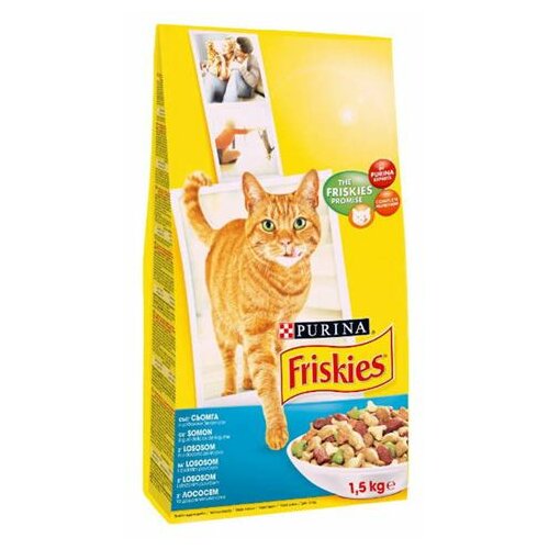 Purina Friskies granule za mačke - Losos 1.5kg Slike
