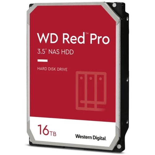 Western Digital Hard disk 3,5", 16TB, Red Pro, za NAS sisteme - WD161KFGX Cijene