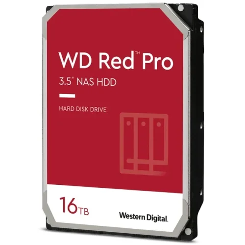 Western Digital Hard disk 3,5", 16TB, Red Pro, za NAS sisteme - WD161KFGX