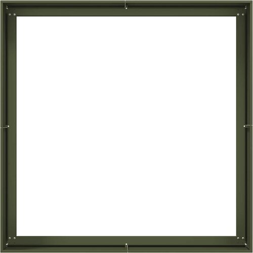  Sadilica maslinastozelena 100x100x40 cm od čelika Slike