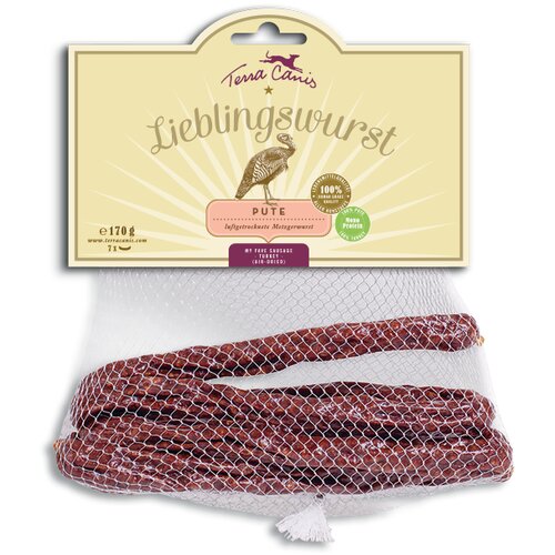 Terra Canis Lieblingswurst - Varčno pakiranje: Puran 3 x 170 g Slike