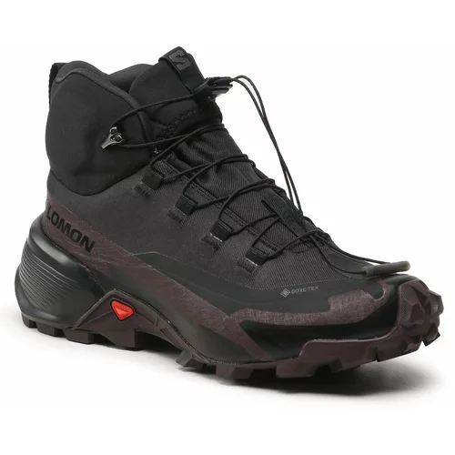 Salomon Trekking čevlji Cross Hike Mid Gtx 2 W GORE-TEX L41731000 Black/Chocolate Plum/Black