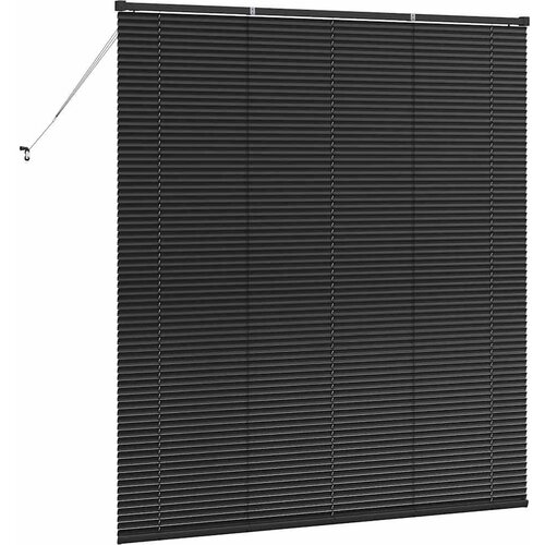  Venecijanski zastore Crna 175 x 155 cm Aluminij Slike