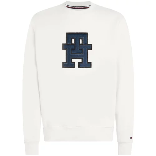 Tommy Hilfiger Sweater majica mornarsko plava / prljavo bijela