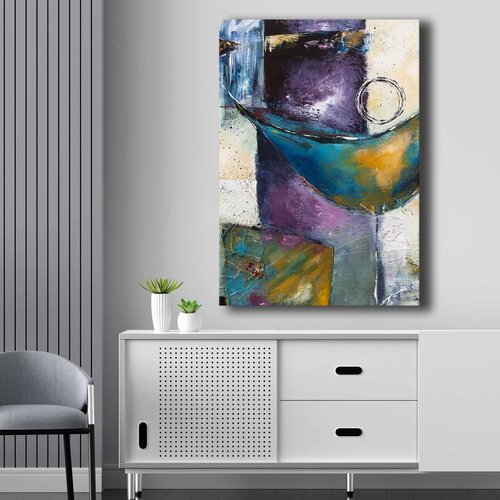 Wallity Slika na zidu na platnu 70x100cm Cijene