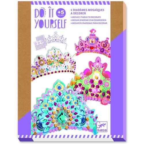 Djeco Komplet za izdelavo 4 princeskinih kron Princess Slike