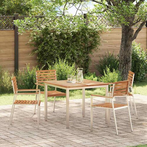  Vrtna stolica 4 pcs Prirodna nafta Čvrsto teak drvo Cijene