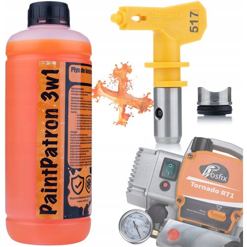 Rosfix TEKOČINA ZA VZDRŽEVANJE IN ČIŠČENJE ZA PAINTPATRON 3V1 1L + ULTRA RAZPRŠILNA ŠOBA ZA BARVANJE MODEL 517, (21736774) Cene