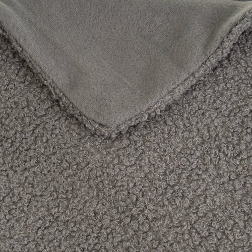 Casa Selecci&amp;oacute;n Siva odeja iz sherpa flisa 130x160 cm Sherpa Boucl&amp;eacute; &amp;ndash; Slike