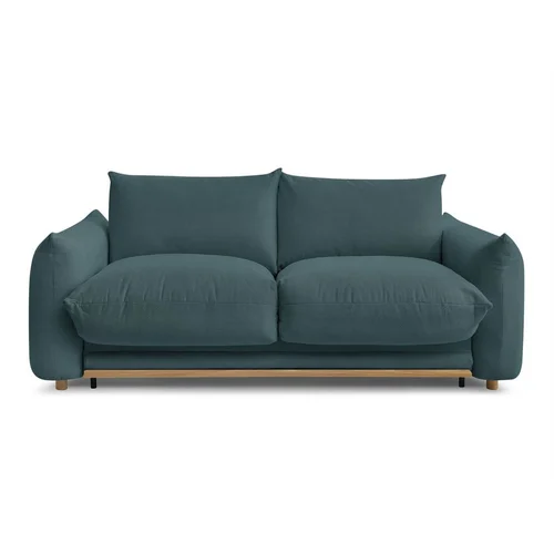 Bobochic Paris Plava sklopiva sofa 214 cm Ernest –