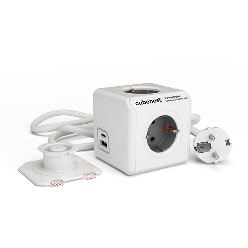 Cubenest Razdelilec PowerCube Extended USB Schuko &amp;ndash; Slike
