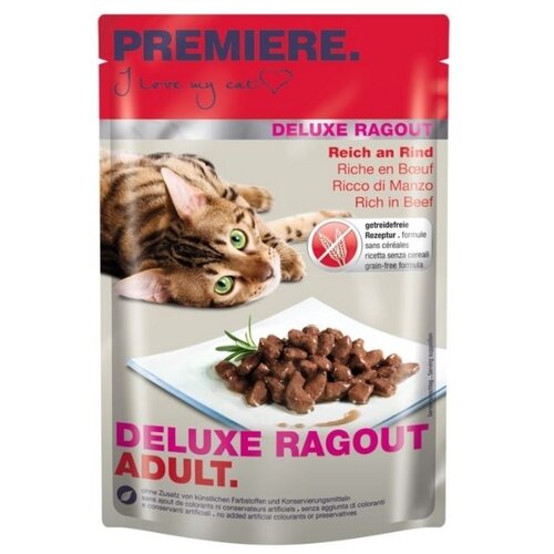 Premiere Cat Deluxe Ragu govedina 85 g vrećica Cene