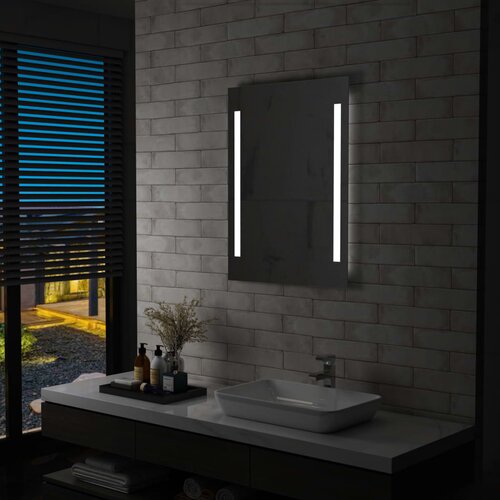 vidaXL kupaonsko LED zidno ogledalo 60 x 80 cm Cijene