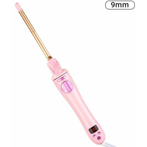 INF Samodejni 9mm kodralnik za lase s turmalinsko keramično cevjo Pink + Gold, (5000265022) Cene