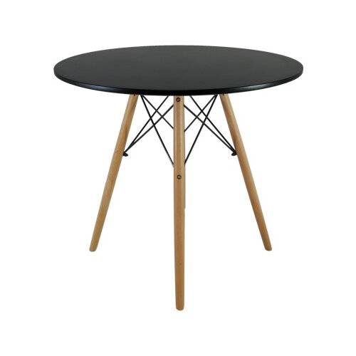  Sto okrugli crni 80 cm (FAT1187) Cene