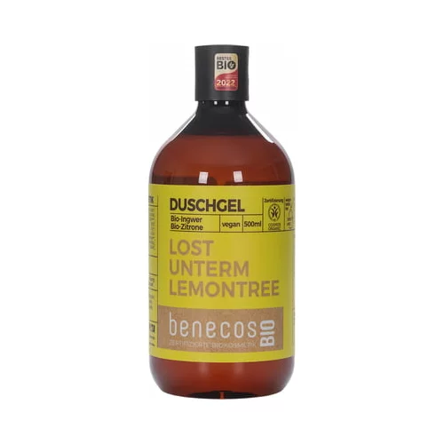 Benecos benecosBIO gel za prhanje "Lost unterm Lemontree" - 500 ml