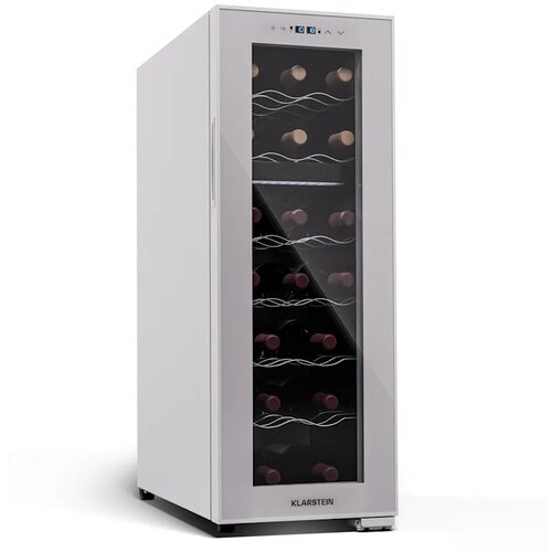 Klarstein Shiraz 18 Duo, hladilnik za vino, 2 hladilni območji, 53 l/18 steklenic, 5-18 &amp;deg;C, upravljanje na dotik Slike