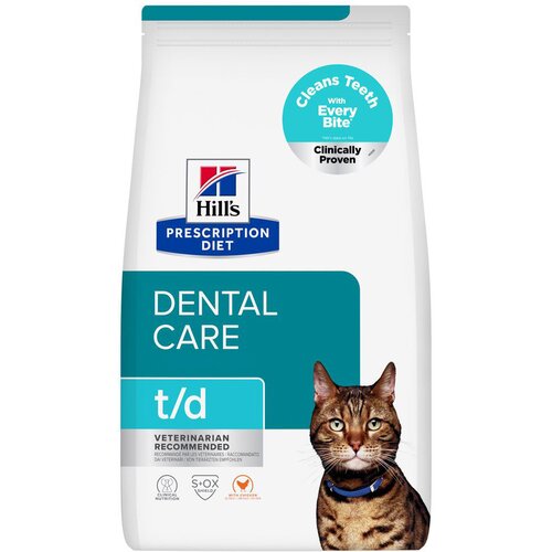 Hill&amp;rsquo;s Prescription Diet t/d Dental Care s piletinom - 8 kg Slike