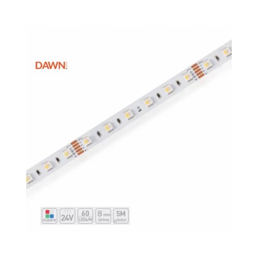 Dawn led traka hl 5050-60-RGBWW 24V IP20 (5met, 19.2W/m, 12mm) Cene