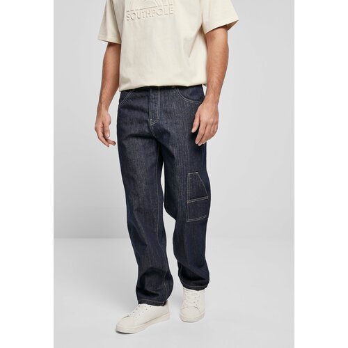 Southpole Men&amp;#039;s Script jeans navy blue Slike
