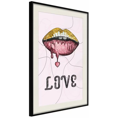  Poster - Lip Gloss and Love 40x60