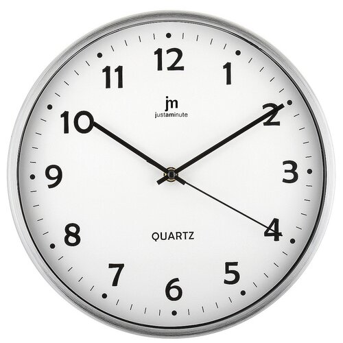 Lowell Stenska ura 30cm / 14968b / okrogla / bela / aluminij, steklo, (20515708) Cene
