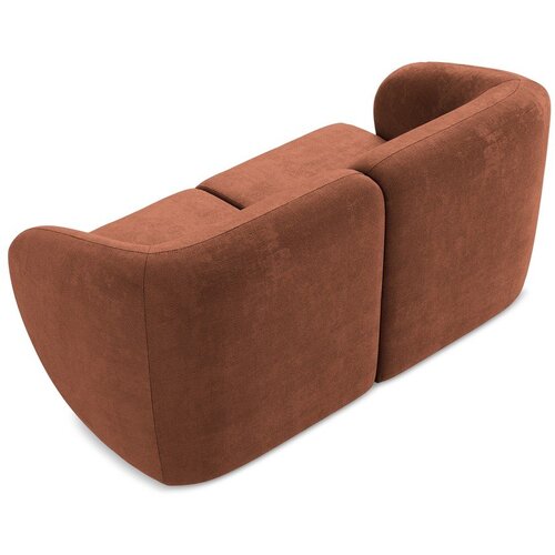 Makamii Sofa od &amp;scaron;enila boja terakote 174 cm Lani &amp;ndash; Slike