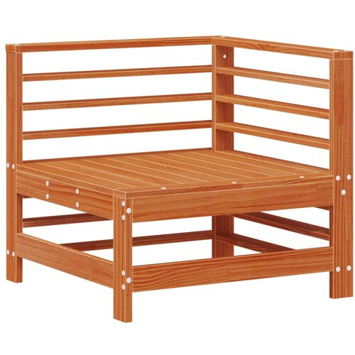  Set lounge namje&amp;scaron;taja za vrt 5 pcs Vosak Smeđa Masivna borovina - Vo&amp;scaron;tano smeđa Slike