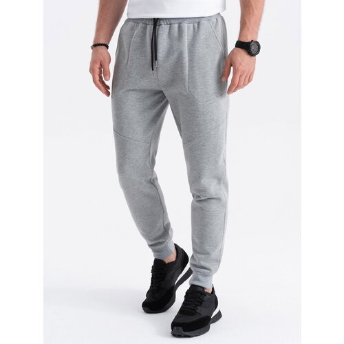 Ombre Men&amp;#039;s sweatpants joggers - grey melange Slike