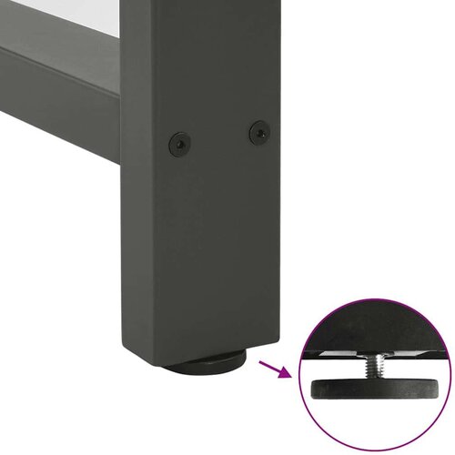 VidaXL Noge za barski stol antracit boje 2 kom 50 x (110-111) cm čelik Slike
