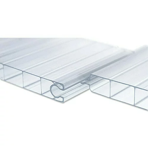  Polikarbonatna ploča sa šupljim komorama Owolux (250 cm x 20 cm x 16 mm, PVC, Prozirno)
