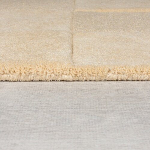 Flair Rugs Bež ručno rađen vunen tepih 240x340 cm Checkerboard &amp;ndash; Slike