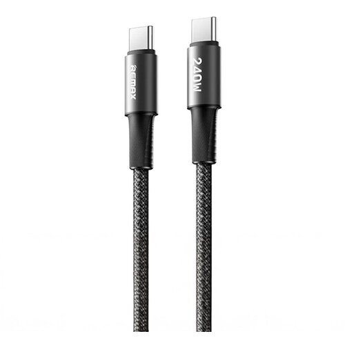 Remax Data kabl Velocity CB25 Fast charging 240W Type C na Type C 240W 1.2m crni Cene