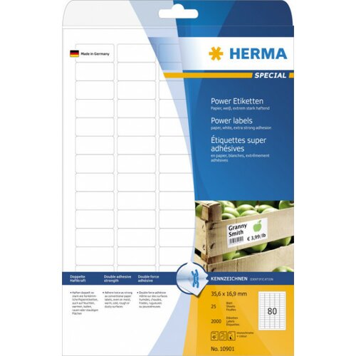 Herma etikete "Power", 35,6x16,9 A4 1/25 ( 02H10901 ) Cene