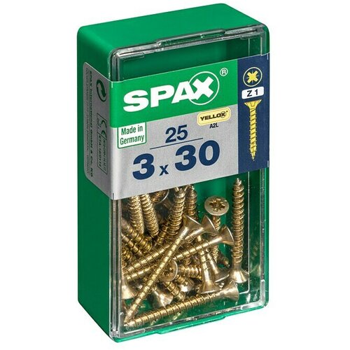 SPAX Univerzalni vijak (3 x 30 mm, Puni navoj, 25 Kom.) Cijene