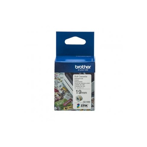 Brother CZ-1003 (19mm x 5m) črno na belo, rolo nalepk Cene