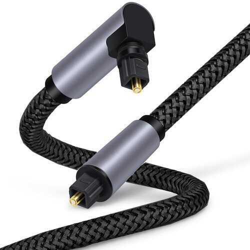 INF Optični avdio kabel ravno-do-kotni &mdash; najlon, brez izgub SPDIF 5.1 3 m, (5000296196) Cene