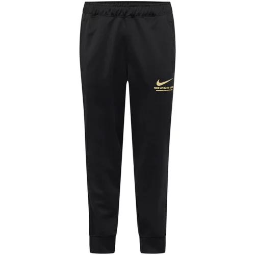 Nike Sportswear Hlače svetlo rumena / črna